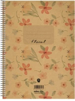 Τετράδιο Σπιράλ Α4 Salko Paper Floral 4Θ.120Φ (Διάφορα Σχέδια)