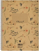 Τετράδιο Σπιράλ Α4 Salko Paper Floral 4Θ.120Φ (Διάφορα Σχέδια)