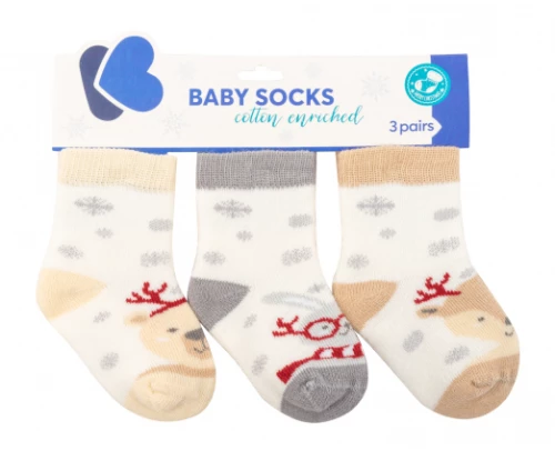 Kikka Boo Χριστουγεννιάτικες Θερμικές Κάλτσες Polar Christmas 0-6m 31110020117