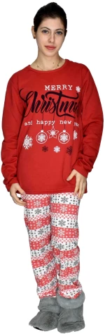Πυτζάμα Γυναίκεια με Εντυπωσιακή Στάμπα X'mas!!!