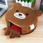 Θερμαινόμενο USB Mousepad Καφέ Αρκουδάκι