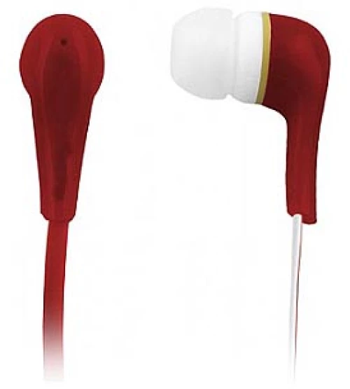 Ακουστικό Earphone w/Flat Cable Κόκκινο