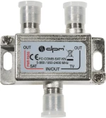 Διακλαδωτής TV-SAT 1 προς 2 (5-2400MHz) FC-COMB-SAT-KN