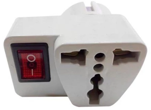 Universal travel adapter με διακόπτη