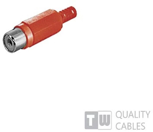 Rca Female Connector Av-Ra02rg Red