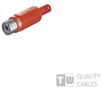 Rca Female Connector Av-Ra02rg Red