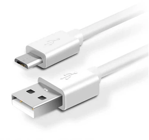 Καλώδιο USB 2.0 σε Micro USB Φόρτισης - Data 1m 2.0A Λευκό Well CABLE-USB/UUSB-1WE05-WL