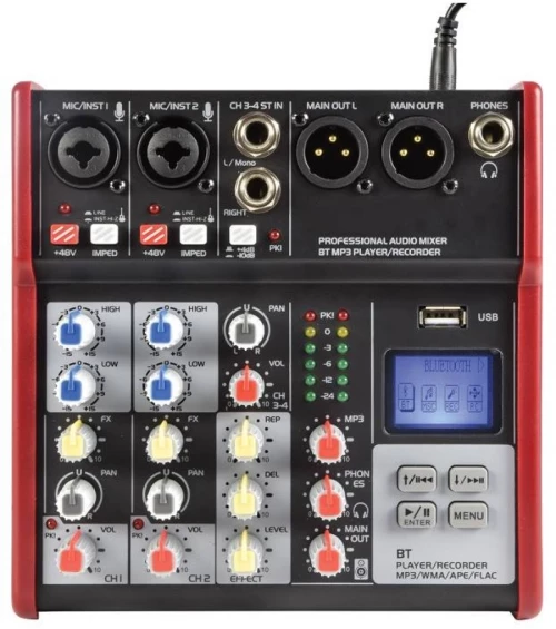 Citronic CSM-4 Compact Μίκτης 4 Καναλιών με USB / Bluetooth (Τεμάχιο) - OEM