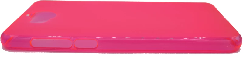 Θήκη πλαστική διαφανή με mat πλάτη για Huawei Y5/Y6 2017 - ροζ