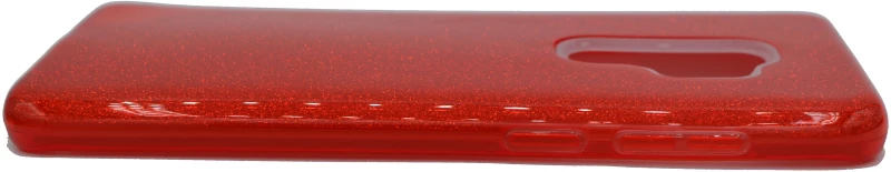 Θήκη TPU με αποσπώμενο Glitter για Samsung S9 Plus - κόκκινο