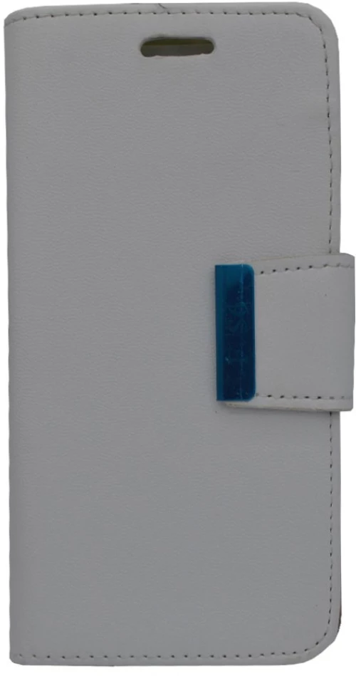Θήκη flip με δυνατότητα STAND για Samsung S6 Edge - λευκό