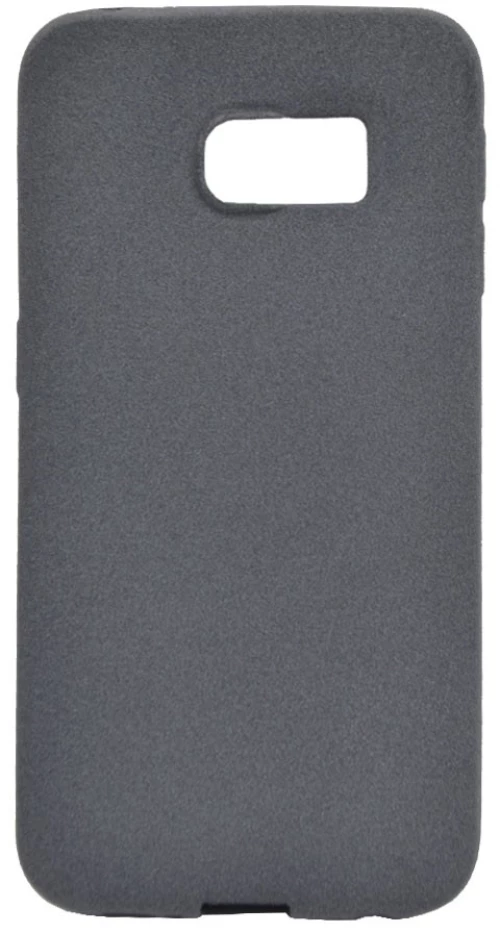 Θήκη σιλικόνης TPU Ultra Slim 0.3mm soft υφή mat για Samsung S6 Edge - γκρι