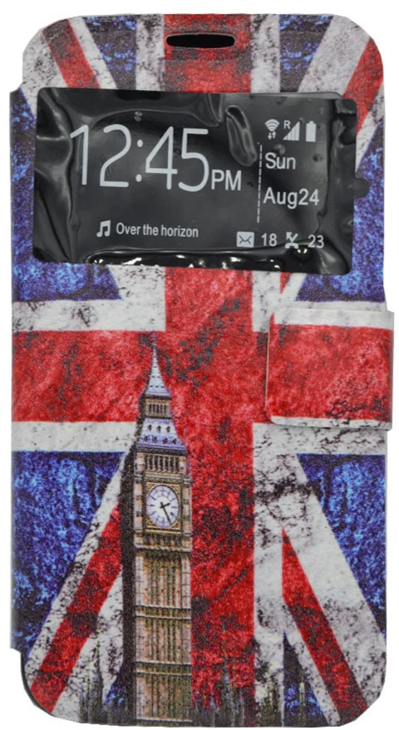 Θήκη flip με Call Display και STAND για Samsung Galaxy S6 - london