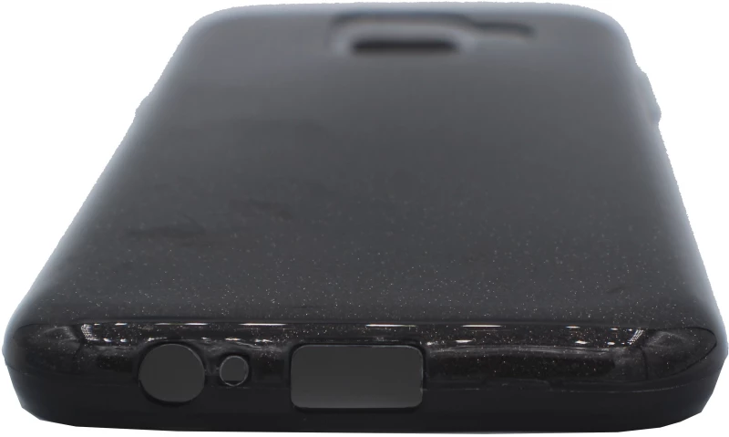 Θήκη TPU με αποσπώμενο Glitter για Samsung A6 2018 - μαύρο