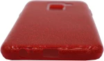 Θήκη TPU με αποσπώμενο Glitter για Samsung A6 Plus 2018 - κόκκινο