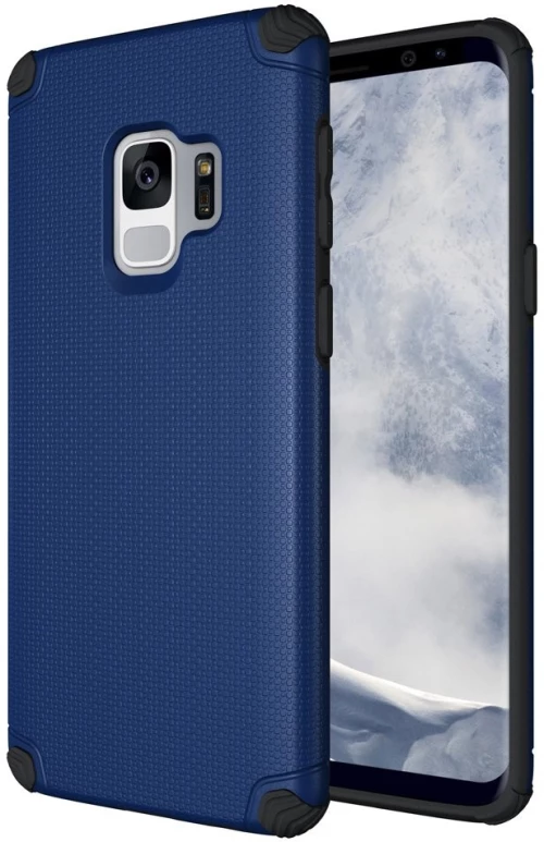 Θήκη ενισχυμένη Light Armor Rugged για Samsung S9 - μπλε