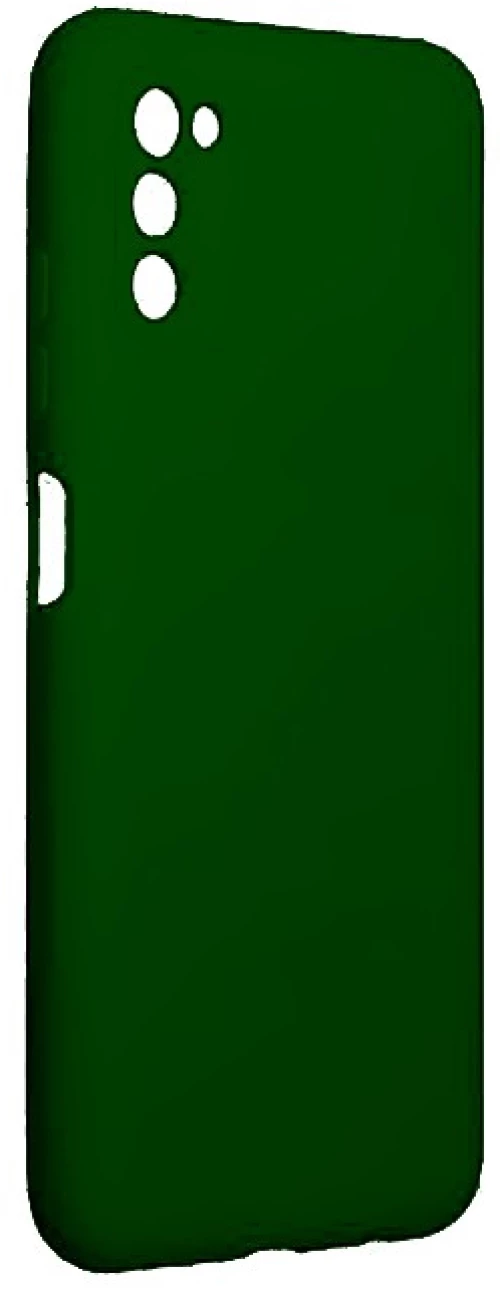 Θήκη σιλικόνης TPU Ultra Slim 0.3mm soft υφή matte για Samsung A03s - Σκούρο Πράσινο