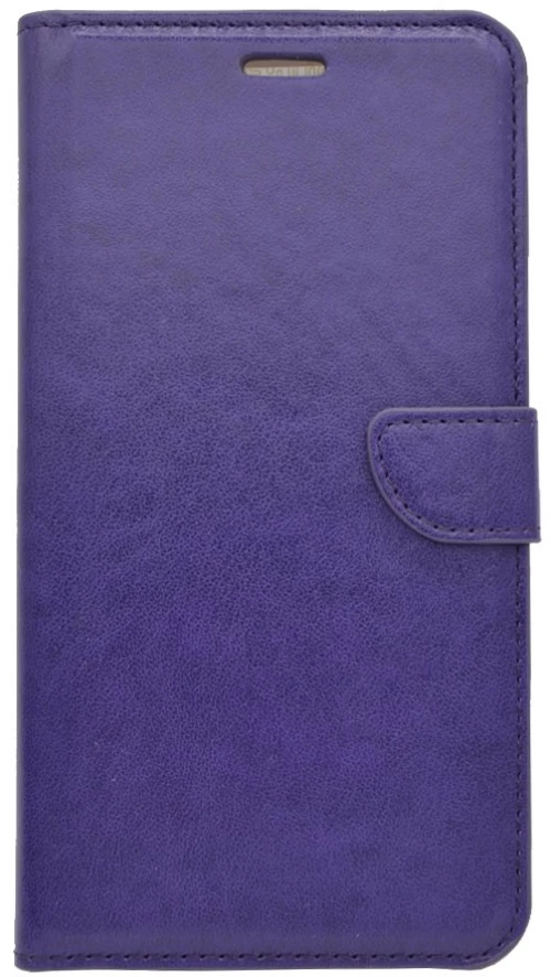 Θήκη flip με υποδοχή καρτών και δυνατότητα STAND για Samsung A21s - Μωβ