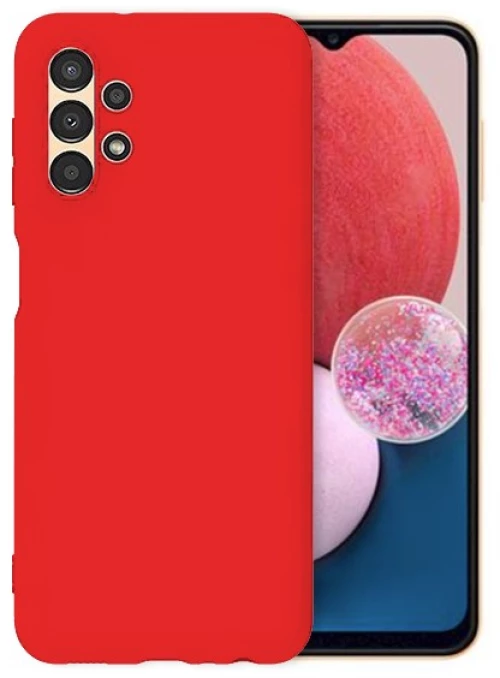 Θήκη Silky And Soft για Samsung Galaxy A13 4G - Κόκκινο
