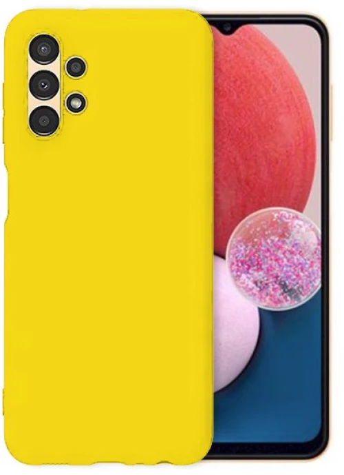 Θήκη Silky And Soft για Samsung Galaxy A13 / A04s - Κίτρινο