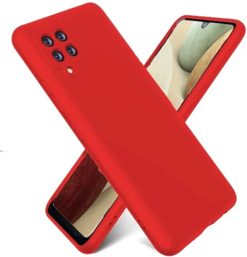 Θήκη Silky And Soft για Samsung Galaxy A12 - Κόκκινο