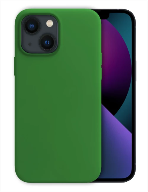 Θήκη Silky And Soft για iPhone 13 - Πράσινο