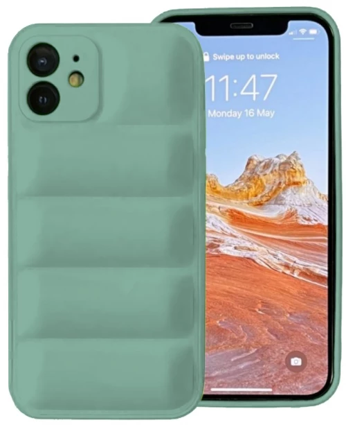 Θήκη Puffer για Apple iPhone 11 - Πράσινο