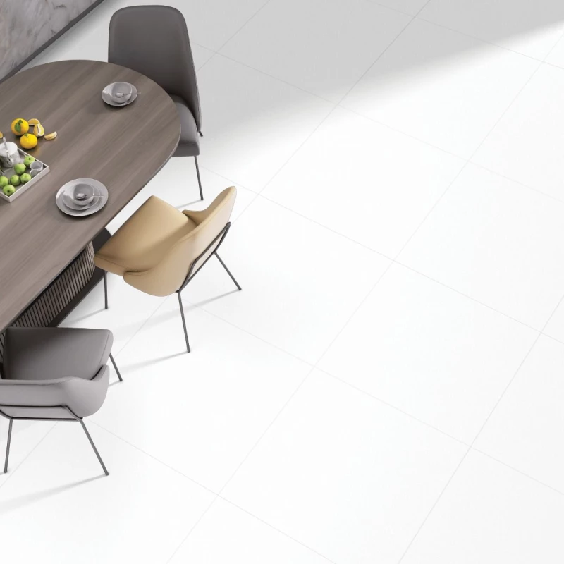 Πλακάκι Γρανίτης Δαπέδου Super White Ματ 60x60