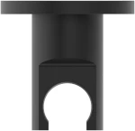 Παροχή υδροληψίας με στήριγμα Idealrain στρογγυλή Silk Black Ideal Standard