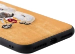 Θήκη back cover handmade σκύλος πλεκτός για iPhone 7 Plus / 8 Plus - κίτρινο