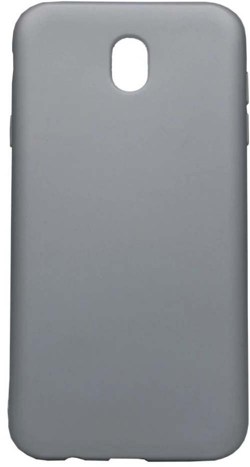 Θήκη σιλικόνης TPU Gel Ultra Thin mat για Samsung J7 2017 - ασημί