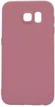 Θήκη σιλικόνης TPU Ultra Slim 0.3mm soft mat για Samsung Galaxy S6 - απαλό ροζ
