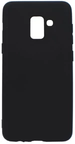 Θήκη σιλικόνης TPU Ultra Slim 0.3mm soft mat για Samsung A8 2018 - μαύρο