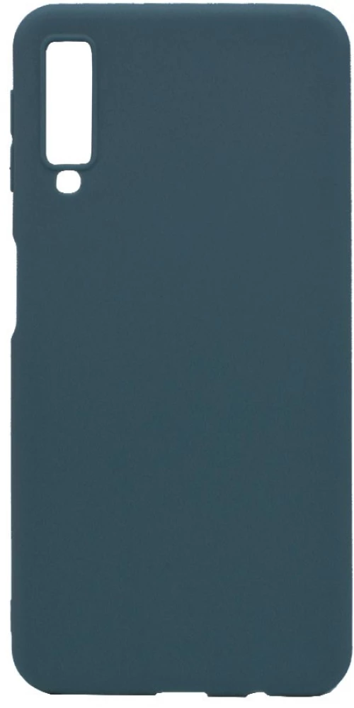 Θήκη σιλικόνης TPU Ultra Slim 0.3mm soft mat για Samsung A7 2018 - πετρόλ