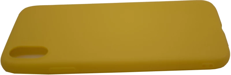 Θήκη σιλικόνης TPU Ultra Slim 0.3mm soft mat για iPhone XR - κίτρινο