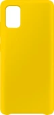 Θήκη σιλικόνης TPU Ultra Slim 0.3mm soft υφή matte για Samsung A51 - Κίτρινο