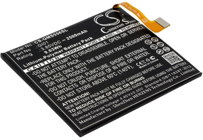 Μπαταρία smartphone Gigaset ME / GS55-6 / type GI01 3,85V 2500mAh Li polymer (P9GS55)