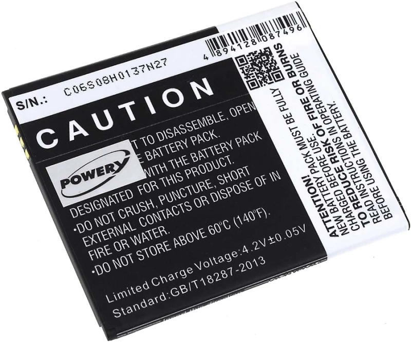 Μπαταρία smartphone Gigabyte GSmart Sierra S1 / type BL-182 3,7V 2000mAh Li-ion (P9SS1)