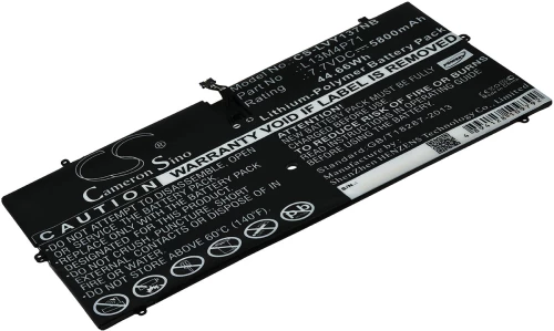Μπαταρία για laptop Lenovo Yoga 3 Pro (1370) / Type L13M4P71 7,7V 5800mAh Li-Polymer (N7Y3P)