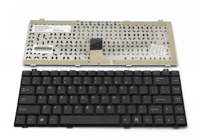 Πληκτρολόγιο Laptop keyboard για Gateway T6836 6800 M-6337 Black US