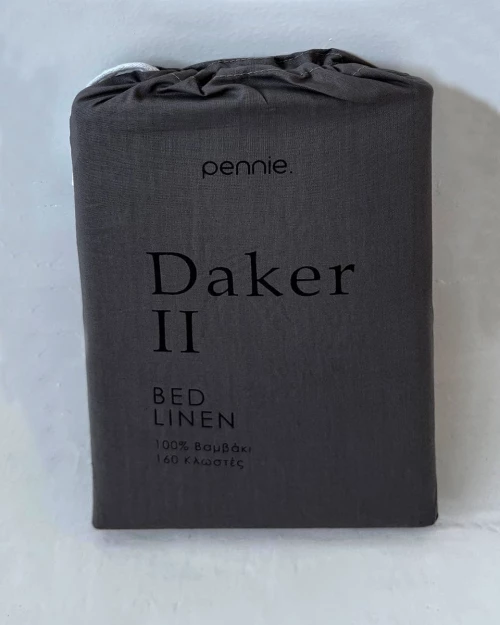 Βαμβακερό Πανωσέντονο Daker II California King (290x273cm) Ανθρακί