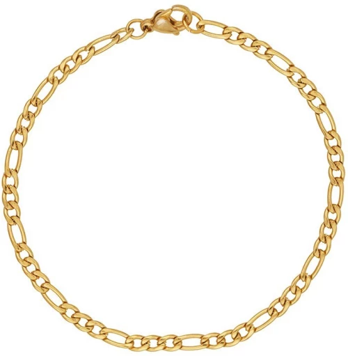 Bραχιόλι Excite fashion Jewellery αλυσίδα απο επίχρυσο ατσάλι. B-1085-01-32