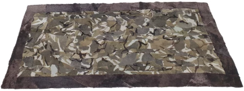 Γούνινο χαλί 75x135 εκ. Καφέ