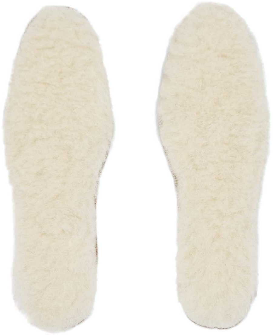 Ανδρικοί Γούνινοι πάτοι παπουτσιών Λευκό