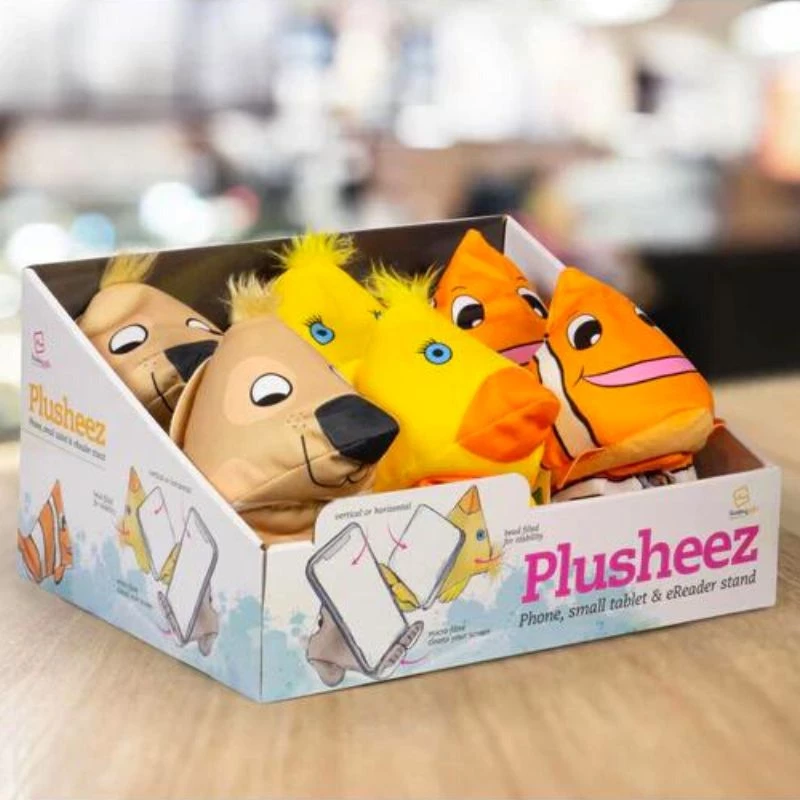 Βάση Κινητού Thinking Gifts Plusheez Clown Fish 10x8.5x12cm Πορτοκαλί