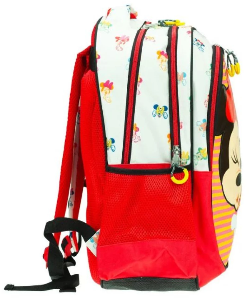 Τσάντα Πλάτης Δημοτικού Gim Minnie Comfy Routine 27lt 20x35x46cm Πολύχρωμη 340-37031
