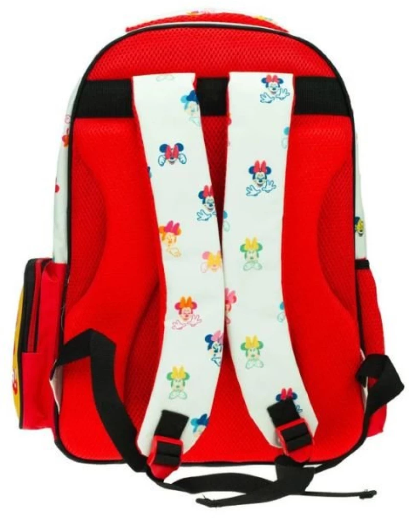 Τσάντα Πλάτης Δημοτικού Gim Minnie Comfy Routine 27lt 20x35x46cm Πολύχρωμη 340-37031