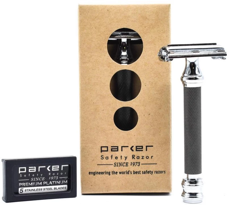 ΞΥΡΑΦΙ ΞΥΡΙΣΜΑΤΟΣ PARKER No76R – HEAVYWEIGHT GRAPHITE SAFETY RAZOR