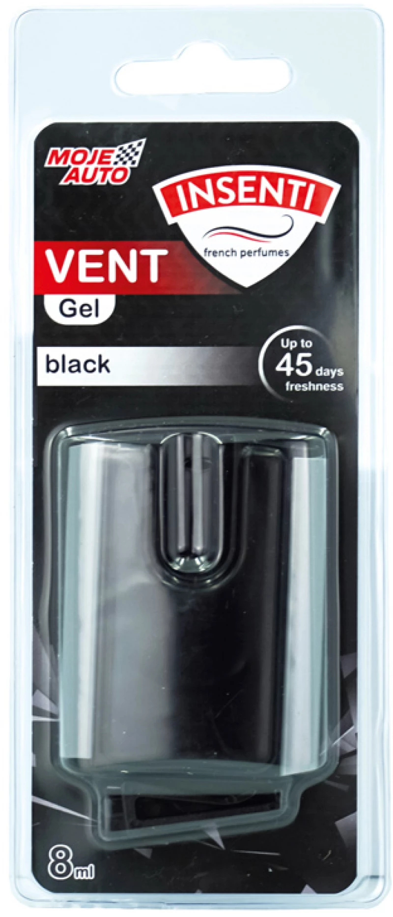 MOJE AUTO αρωματικό αεραγωγών αυτοκινήτου 15-550, black, gel, 8ml