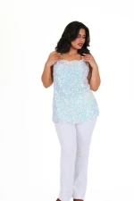 Lingerie Με Πούλιες Ιριδίζον - LIN165.WHITE